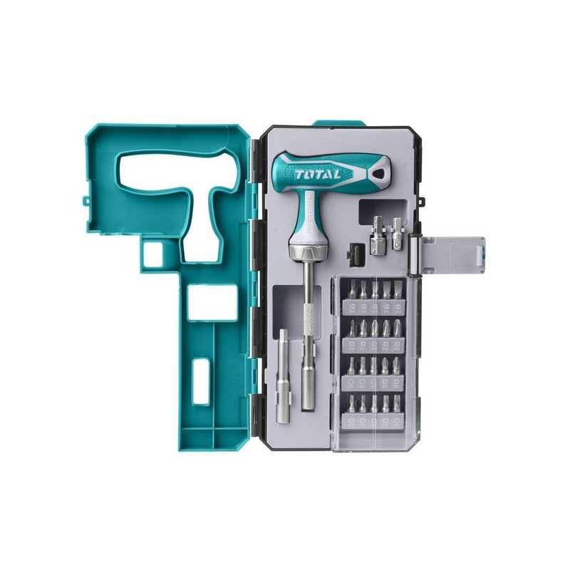 Набор Отвёрток с трещёткой PH/SL, 25 buc. TACSD30256 TOTAL