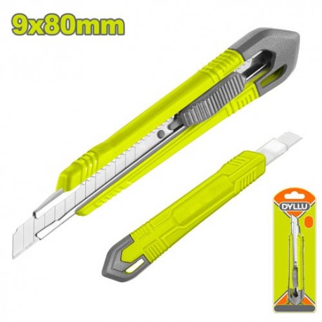 Нож с отламывающимся лезвием 9х80мм DYLLU DTSK3909