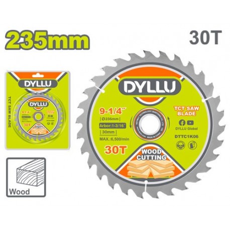 Диск по  дереву 235мм 30T DYLLU DTTC1K06