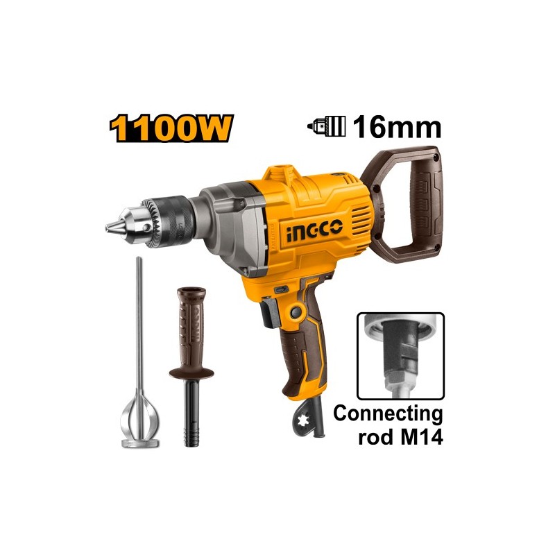 Строительный миксер 1100Вт INGCO  MX11008