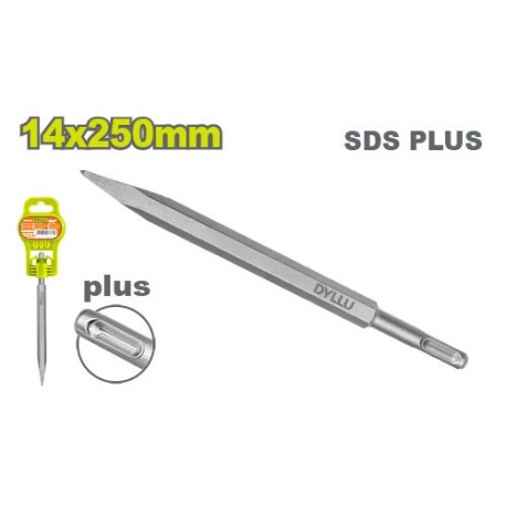 Зубило пикообразное SDS Plus 14x250 мм DYLLU DTGZ1201