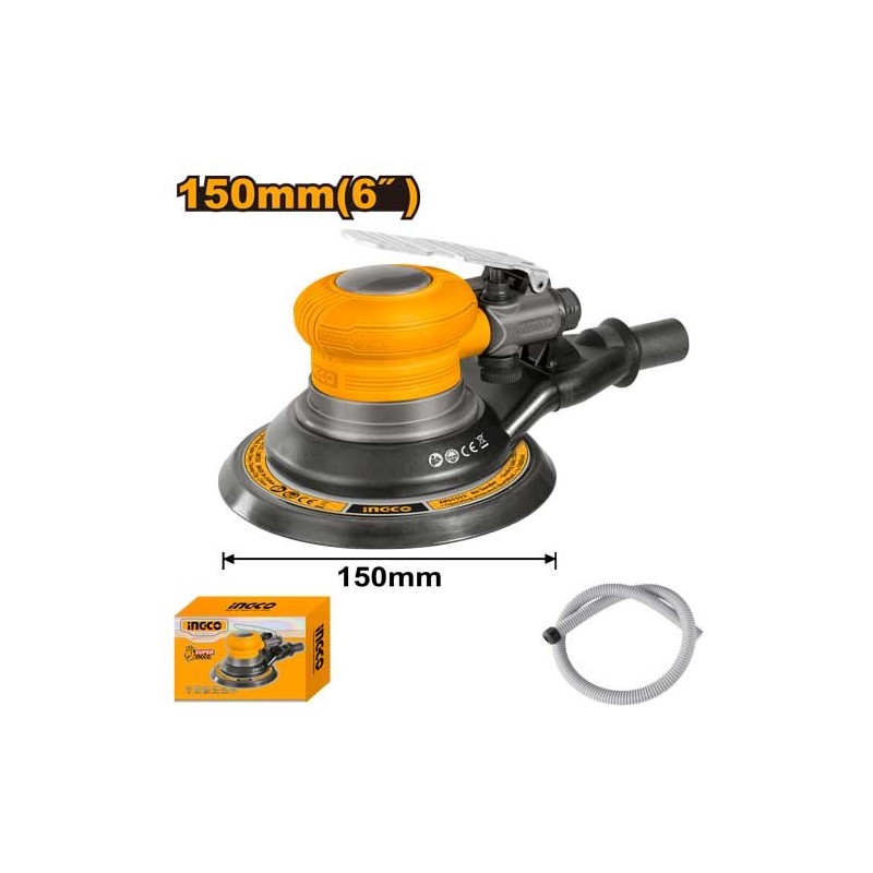Шлифмашина орбитальная пневматическая 150мм INGCO APS1512