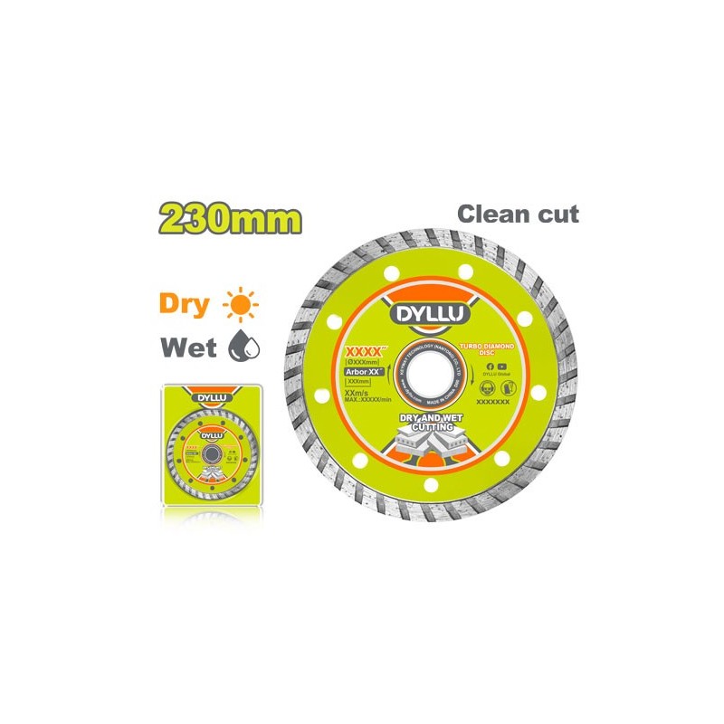 Диск алмазный  230мм DYLLU DTDC3K05