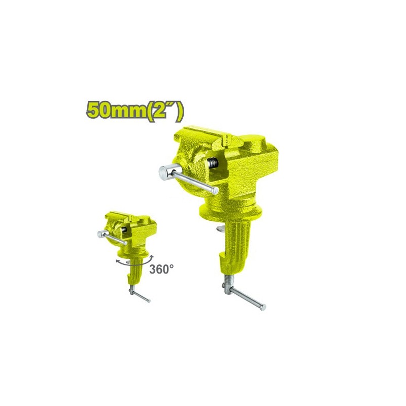 Тески слесарные поворотные с наковальней 50мм DYLLU DTBV1A02