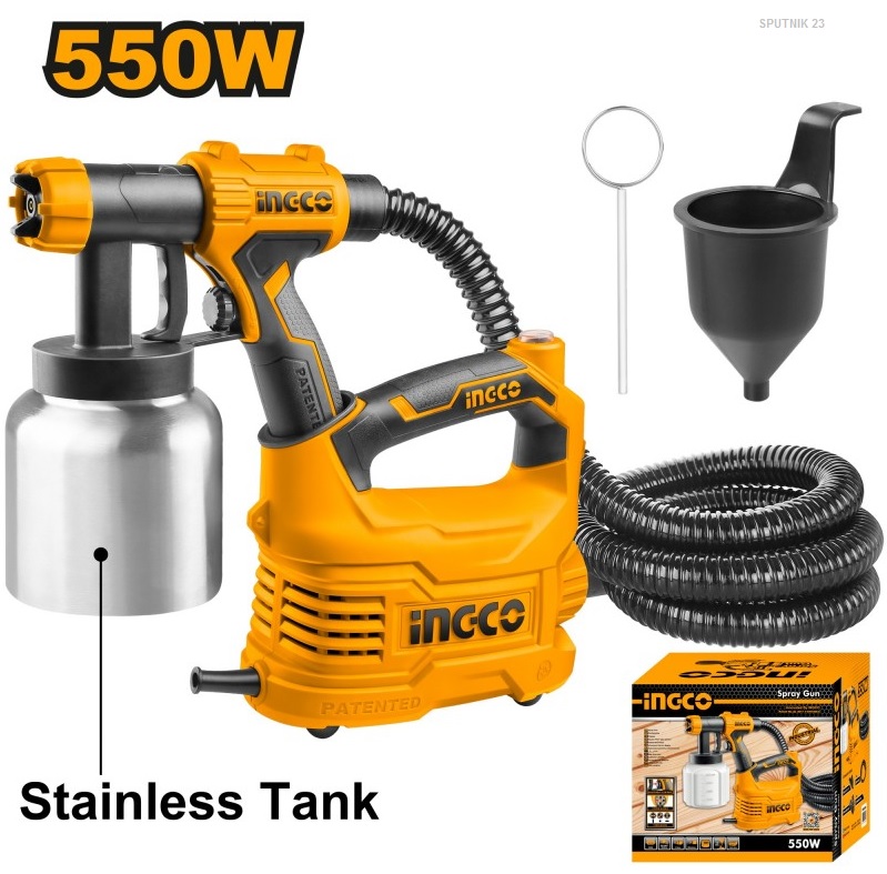 Краскопульт электрический INGCO SPG5008-2