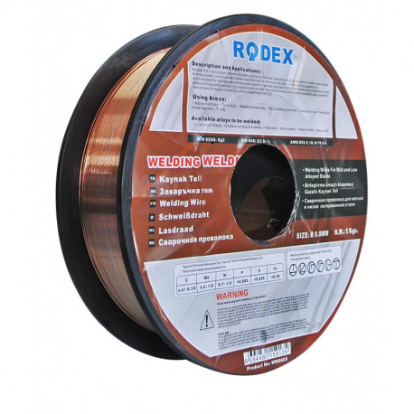 Проволка для сварки 0.8mm 5kg WW0805