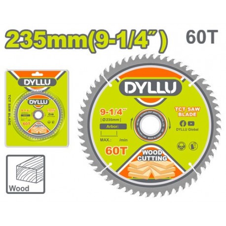 Диск по  дереву 235мм 60T DYLLU DTTC1K08
