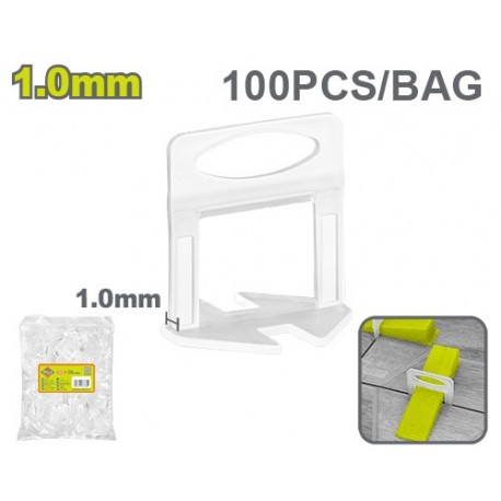 Зажим для выравнивания плитки 1мм 100шт. DYLLU DTXZ2001