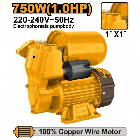 Поверхностный насос для воды 750Вт  INGCO VPA7508