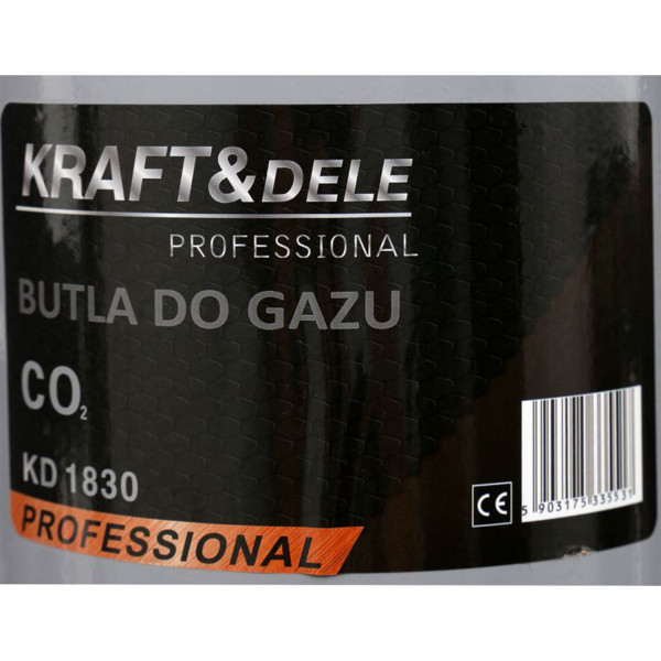Баллон газовый CO2 8 л Kraft&Dele KD1830