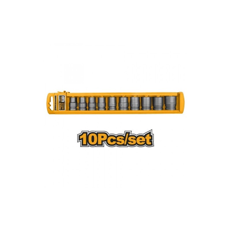 Набор ударных головок 10-24mm INGCO HKISSD12101