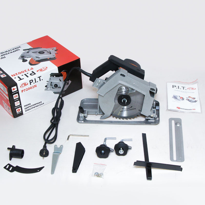 Ручная циркулятная пила  2000W P72002N PIT