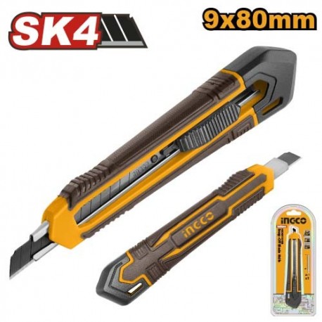 Нож малярный 9mm*80 INGCO HKNS110925