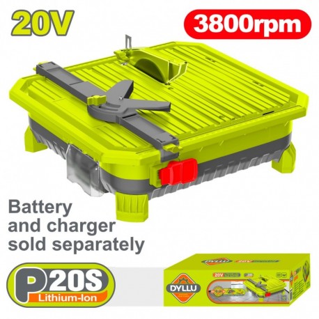 Плиткорез совместимый с аккумулятором 20В DYLLU DTUU1501