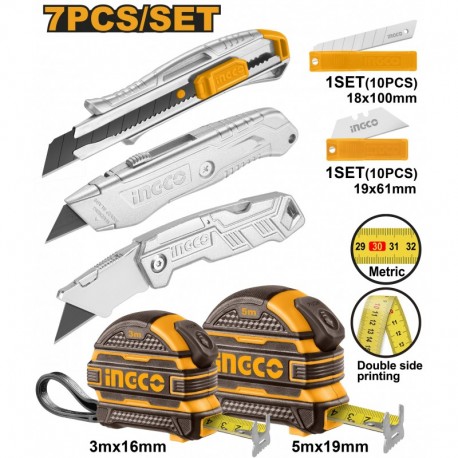 Комплект ручных инструментов 7 шт INGCO HMK23039