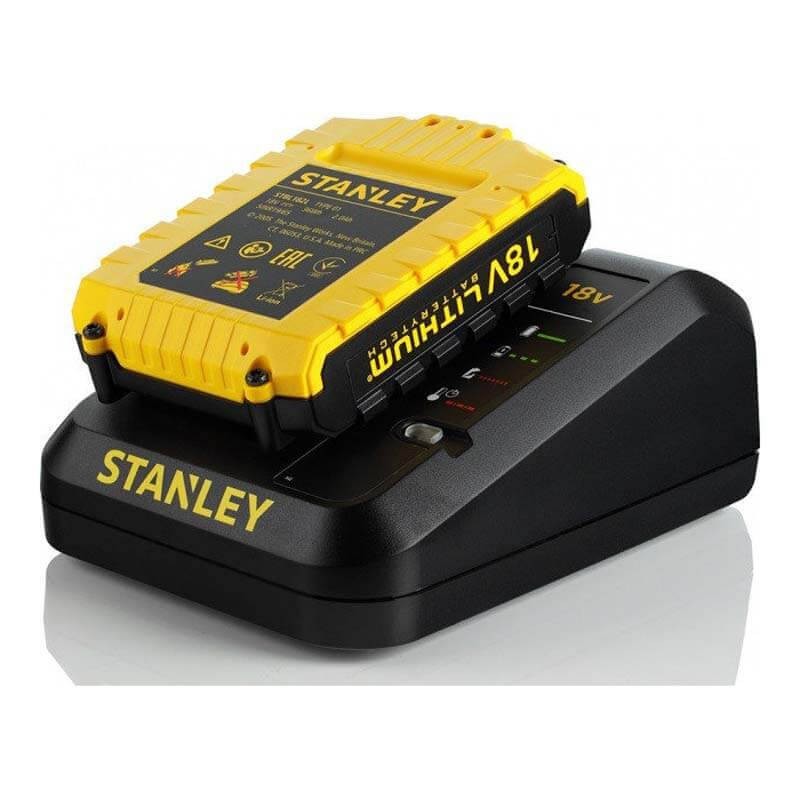 Шуруповерт аккумуляторный, ударный Li-Ion 18V/2,0A STANLEY...