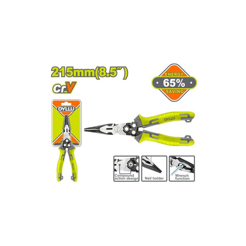 Плоскогубцы удлиненные 215мм DYLLU DTPL2768