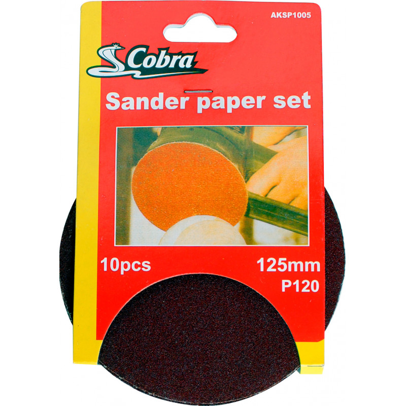 AKSP1005   Круг наждачный 125мм K120 AKSP1005