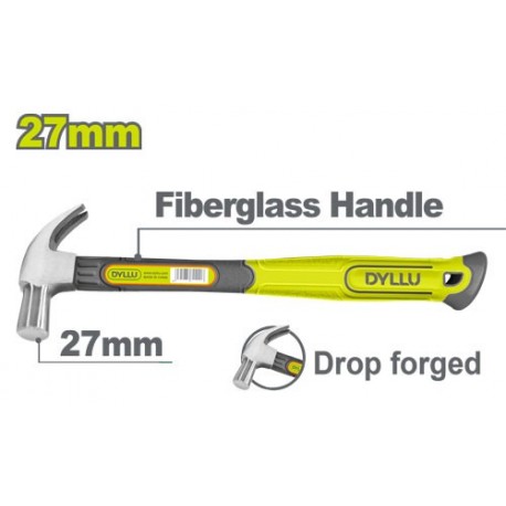 Молоток с изогнутым кончиком 27мм DYLLU DTHM3327
