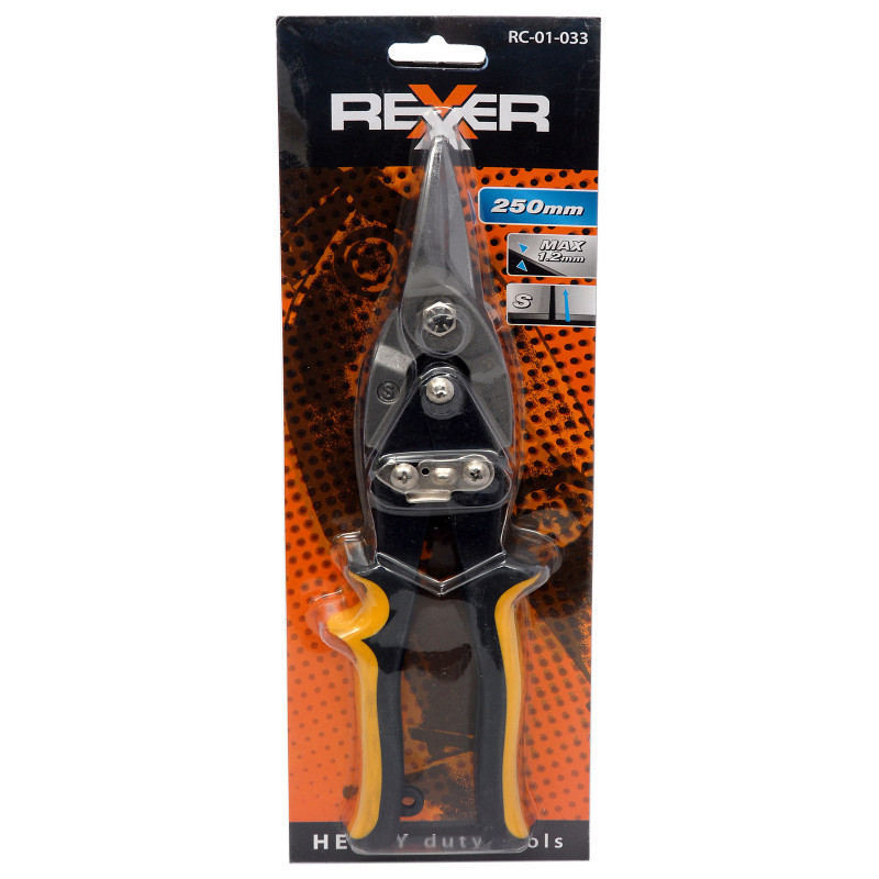 RC-01-031 Ножницы по металлу 250 мм, прямые