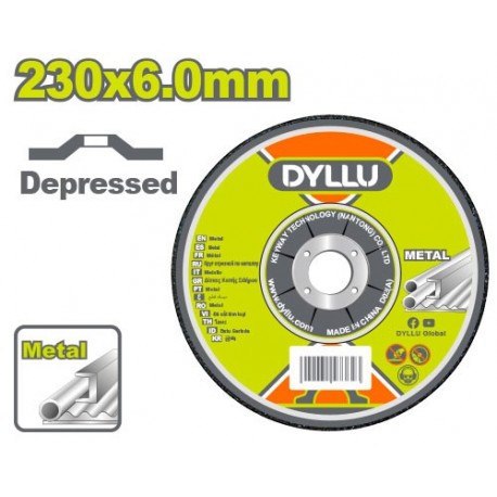 Диск абразивный для шлифовки 230*6.0*22.2мм DYLLU DTAC1395