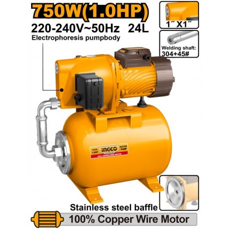 Гидрофор 750W INGCO JPT075068