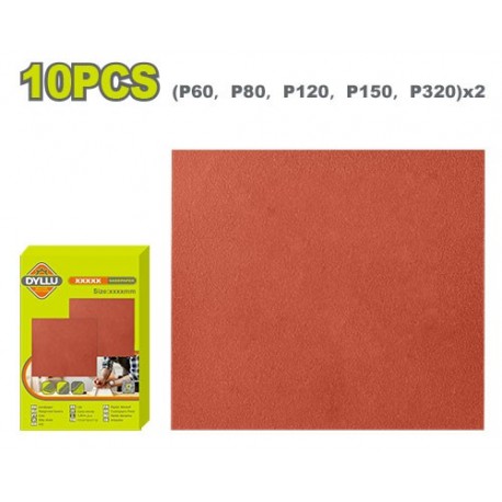 Aбразивная бумага 230х280мм 10шт. DYLLU DTSM1511