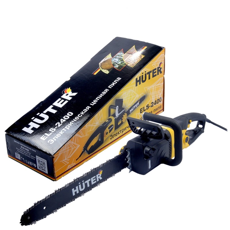 Электрическая цепная пила  2400W ELS-2400 Huter