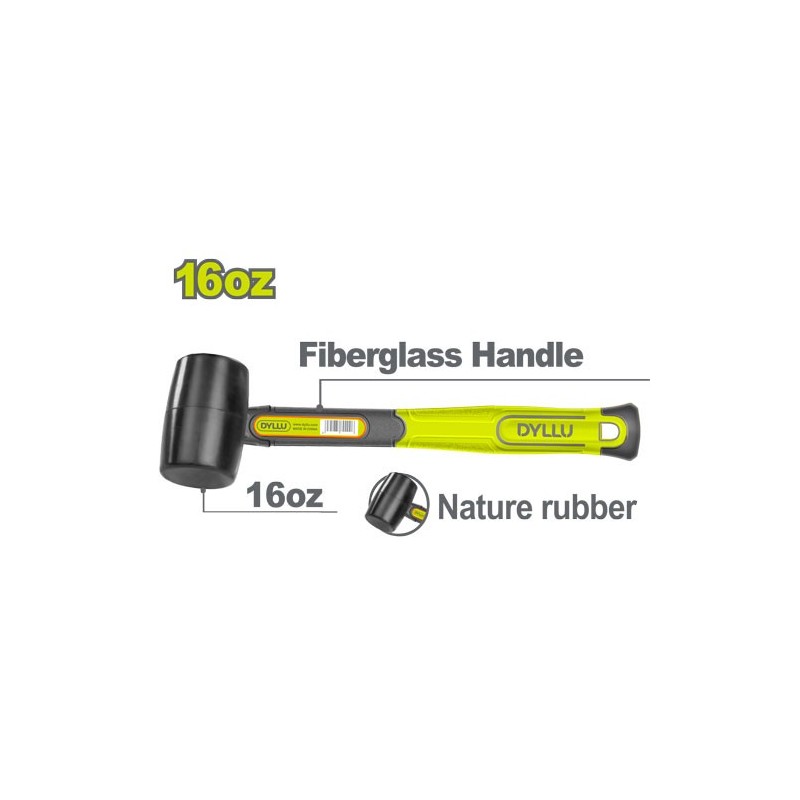 Киянка резиновая 450г DYLLU DTHM7302