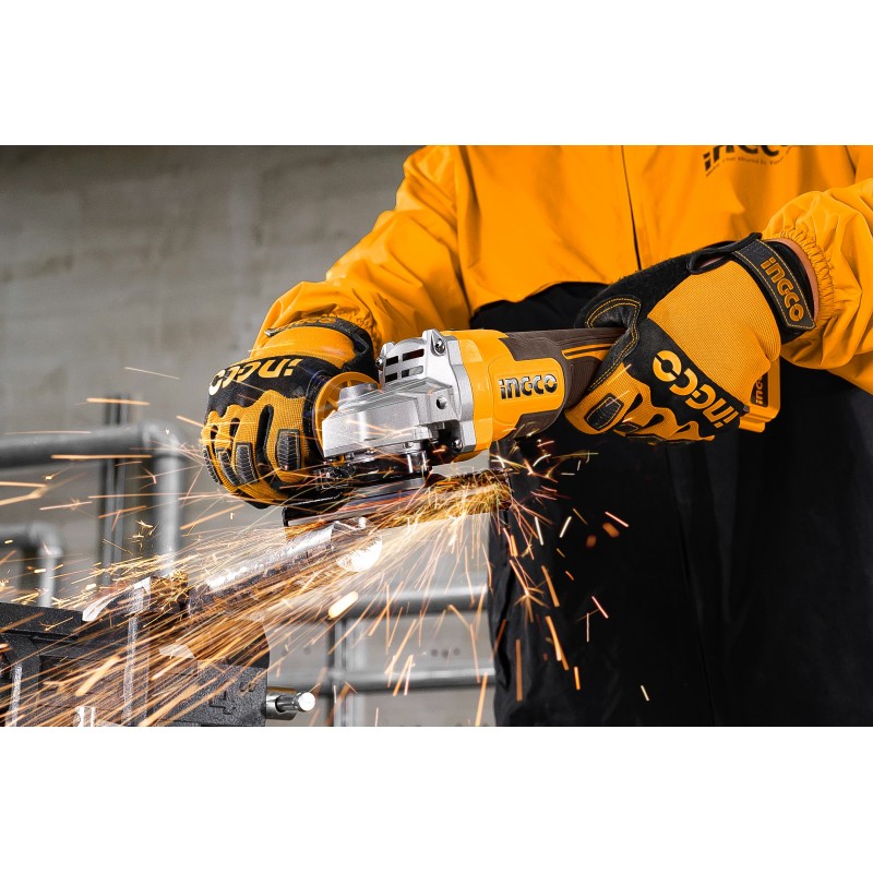 Болгарка аккумуляторная 115mm 900W 1*4A INDUSTRIAL INGCO CAGLI261521