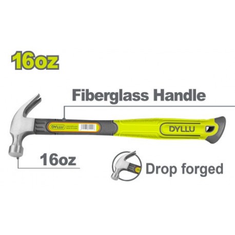 Молоток-гвоздодер 450г DYLLU DTHM3316