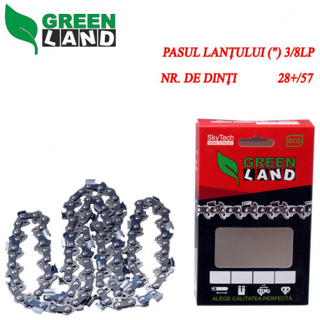 Цепь для Бензопилы GLP 28+/57 3/8LP Green Land