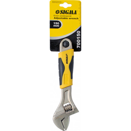 РАЗВОДНОЙ КЛЮЧ 150mm CrV (in cauciuc )700150
