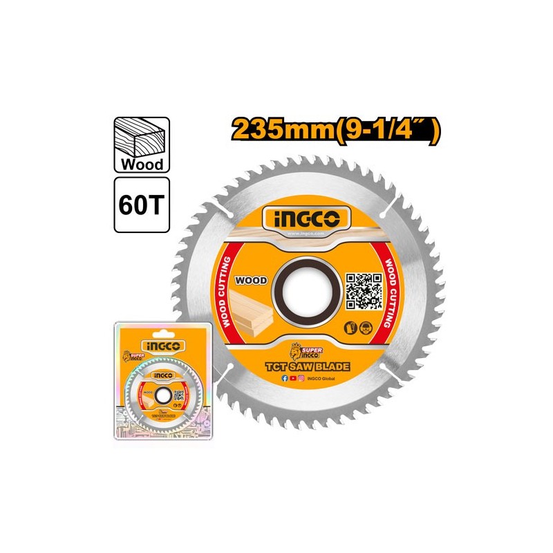 Диск по дереву 235х30мм 60Т INGCO TSB123523